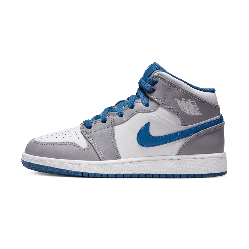 Jordan 1 Mid ' Cement True Blue'